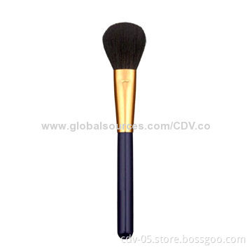 Blush Makeup Brushes, Made of Wooden Handle and Golden Aluminum Ferrule, with Great Goat Hair